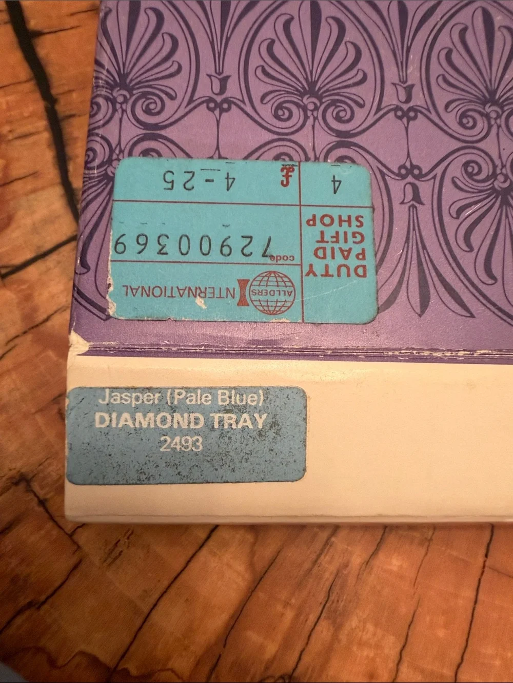 Wedgwood pale blue Jasperware diamond trinket dish